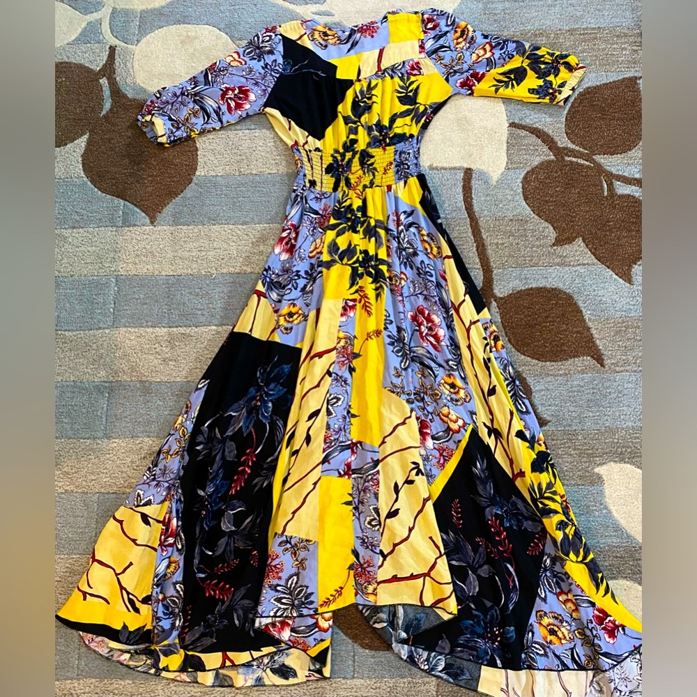 Jaase Indiana Alma Multi Color Floral Print Maxi Dress ZB2 - Picture 7 of 8